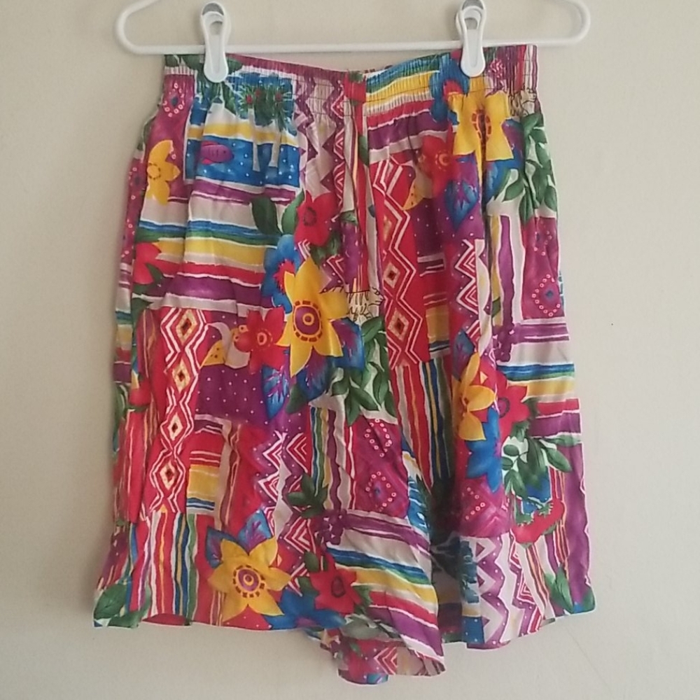 Colorful Flowy Shorts